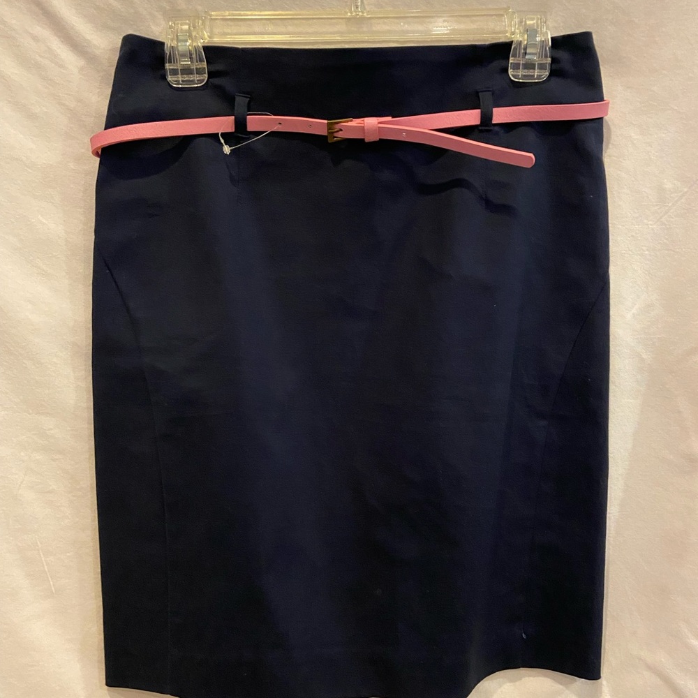 Navy blue skirt
